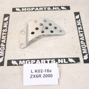 Kawasaki ZX6R 2000 Hielplaat links - 55020-1627 GUARD,FR STEP STAY,LH