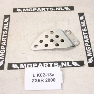 Kawasaki ZX6R 2000 Hielplaat rechts - 55020-1628 GUARD,FR STEP STAY,RH