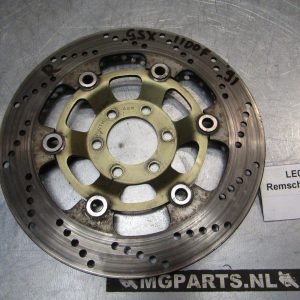 Suzuki GSX1100F 88-94 Remschijf voor rechts - 59210-48B11 DISC, FRONT BRAKE RH (GOLD/BLACK) [MODEL L/M/N]