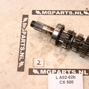 Honda CX500 78-80 Versnellingsbakas in / 23211-415-010 Mainshaft Comp