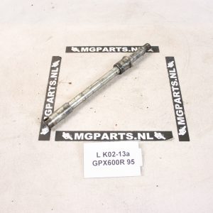 Kawasaki GPX600R 95 Voorwielas - 41068-1240 Axle, Fr