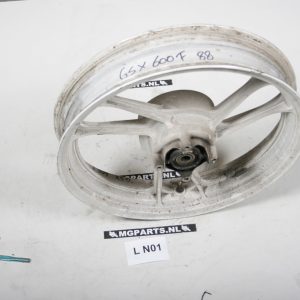 Suzuki GSX 600 F Model 88 Achterwiel WHEEL, REAR (MT3.00X17) WHITE 64111-30B02-28W