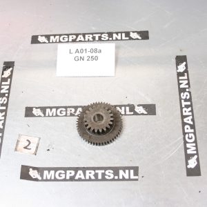 Suzuki GN250 1985 Tandwiel Startmotor - 12611-38300 12611-38301 Gear, Starter Idle