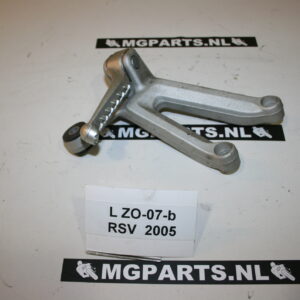 Aprilia RSV 1000 2005 Voetsteunplaat met voetsteun links achter - AP8154071 LH footrest support