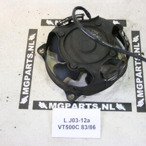 Honda VT500C 83-84 PC08 Koelfan ventilator / 19030-MF5-003 & 19020-MF5-771 & 19040-MF5-003 Cooling Fan, complete